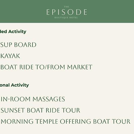 The Episode Boutique Hotel Surat Thani Buitenkant foto
